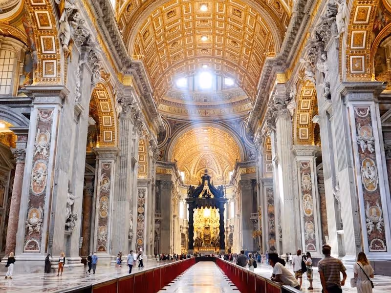 St. Peter's Basilica, Dome & Papal Grottoes: Small-Group Tour